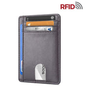 Men's Slim Leather Wallet | RFID Blocking Credit Card Holder & ID Pocket | PU Leather USA