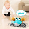 Interactive Crawling Crab Baby Toy for Tummy Time – Fun, Moving, and Dancing Infant Developmental Toy