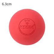 6.3cm Lacrosse Massage Ball for Muscle Relaxation & Pain Relief - Portable Fascia Therapy Ball for Yoga & Jaw Exercises