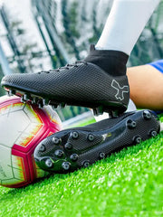 Lightweight Breathable Soccer Cleats | Anti-Slip Lace-Up Football Shoes | Perfect for Summer 2024