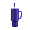 40oz Portable Spring Tumbler Cup with Handle - Food Grade  Insulated Vacuum Tumbler with Lid and Straws, Reusable Leak-Resistant Water Bottle