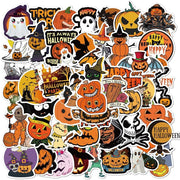 98-Piece Halloween Party Decoration Kit – Pumpkin Theme – Balloons, Cake Toppers, Stickers & More for Kids and Adults – Indoor & Outdoor Decor