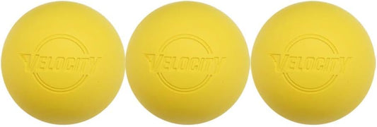 Official Lacrosse Balls - NFHS, SEI & College Approved | NOCSAE Standard, Competition-Approved Colors (Yellow, 3-Pack)