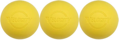 Official Lacrosse Balls - NFHS, SEI & College Approved | NOCSAE Standard, Competition-Approved Colors (Yellow, 3-Pack)