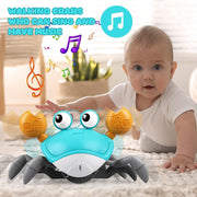 Interactive Crawling Crab Baby Toy for Tummy Time – Fun, Moving, and Dancing Infant Developmental Toy