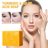  Turmeric Kojic Acid Brightening Facial Soap - Fades Dark Spots, Evens Skin Tone, Hydrating & Moisturizing Cleanser