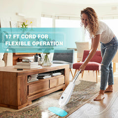 1100W Electric Steam Mop for Carpet Cleaning with Built-in Water Tank – Powerful & Versatile Steamer