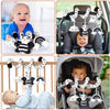 Baby Car Seat Toys – Musical Plush Spiral Activity Toy for Stroller and Infant – Engaging Hanging Toys for Newborns 0-12 Months