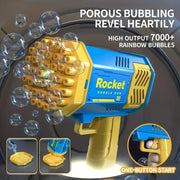 40-Hole Fully Automatic Bubble Machine | Outdoor Bubble Blower Without Battery & Bubble Solution