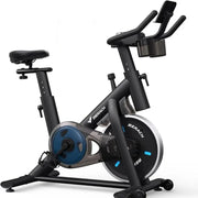 MERACH Exercise Bike for Home | Stationary Bike with LED Monitor, Silent Belt Drive, & Comfortable Seat Cushion | Home Cardio Workout Equipment