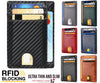 Men's Slim Leather Wallet | RFID Blocking Credit Card Holder & ID Pocket | PU Leather USA