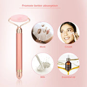 Vibrating Gemstone Facial Roller & Magical Skin Care Massager 🌟 | Anti-Aging, Firming, & Rejuvenating Skincare Tool