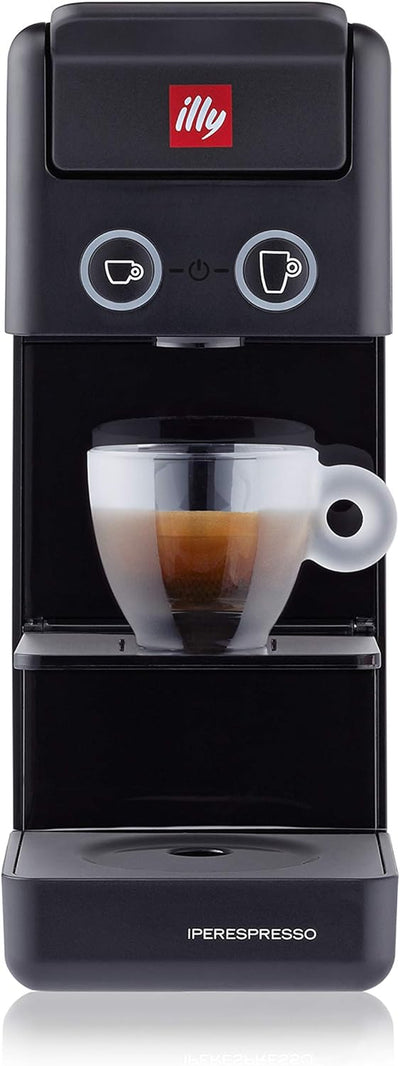  Espresso Machine – Single Serve Coffee Maker for Iperespresso Capsules, 19-Bar Pressure Espresso Machine for Perfect Single Cup Coffee (Black)