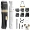 Heapets Cordless Pet Grooming Clipper & Trimmer Combo | Quiet & Rechargeable | 3-Hour Battery Life | Adjustable Blades & 6 Guide Combs for Easy At-Home Grooming