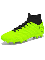 Lightweight Breathable Soccer Cleats | Anti-Slip Lace-Up Football Shoes | Perfect for Summer 2024