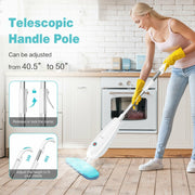 1100W Electric Steam Mop for Carpet Cleaning with Built-in Water Tank – Powerful & Versatile Steamer