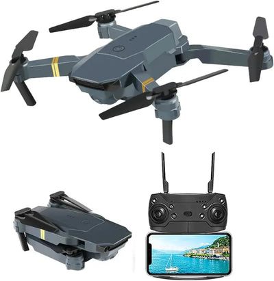 Foldable HD Camera Drone for Kids & Beginners | FPV Quadcopter with One-Key Take Off/Land & Altitude Hold | RC Drone for Adults with 120° Wide-Angle Live Video