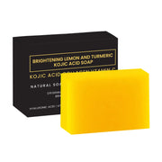 Turmeric Kojic Acid Brightening Soap | Pore-Refining Hand & Facial Soap with Essential Oils | Skin Replenishing & Radiance Boosting