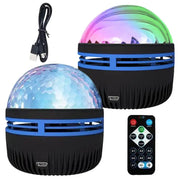 Ocean Galaxy LED Sky Projector Light - Bedroom Night Light with 14 Light Effects, USB Atmosphere Lamp