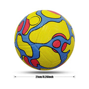 PU Leather Soccer Ball | 1 Piece Football with Air Pump Needle & Storage Bag | Training Ball for Teens & Adults | Football Accessories