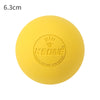 6.3cm Lacrosse Massage Ball for Muscle Relaxation & Pain Relief - Portable Fascia Therapy Ball for Yoga & Jaw Exercises