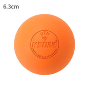 6.3cm Lacrosse Massage Ball for Muscle Relaxation & Pain Relief - Portable Fascia Therapy Ball for Yoga & Jaw Exercises