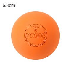 6.3cm Lacrosse Massage Ball for Muscle Relaxation & Pain Relief - Portable Fascia Therapy Ball for Yoga & Jaw Exercises