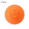 6.3cm Lacrosse Massage Ball for Muscle Relaxation & Pain Relief - Portable Fascia Therapy Ball for Yoga & Jaw Exercises