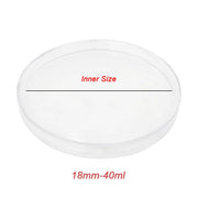 10Pcs Transparent Coin Holder Storage Boxes - Durable Plastic Coin Capsules for Collectors | 18-40mm Coin Protection Case