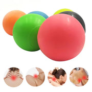 TPE Lacrosse Ball for Fitness & Trigger Point Massage - Gym Training Fascia Roller Hockey Ball