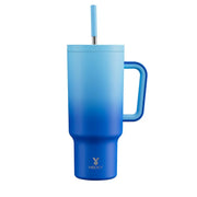 40oz Portable Spring Tumbler Cup with Handle - Food Grade  Insulated Vacuum Tumbler with Lid and Straws, Reusable Leak-Resistant Water Bottle