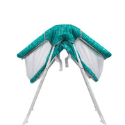 Sleep Spot Mint Crisscross Baby Bassinet - Stylish & Comfortable Infant Sleeper