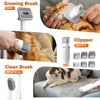 Pet Grooming Kit - Dog Grooming Vacuum, Clippers, Brush for Shedding with Vacuum Tools - Low Noise Dog Hair Remover, Grooming Supplies 