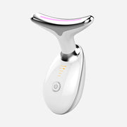 Wavy Chic 7-Color LED Microcurrent Facial Massager – Acne Treatment & Skin Firming Device for Face & Neck Rejuvenation