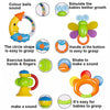 12-Piece Baby Rattle and Teether Set with Storage Box – Sensory & Developmental Toys for Newborns and Infants 0-12 Months