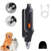 Rechargeable Pet Nail Grinder & Trimmer Kit | Ultra-Quiet Electric Dog & Cat Nail Grinder | Professional Grooming Tool for Small & Large Dogs | Long-Lasting 4-Hour Battery Life