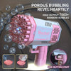 40-Hole Fully Automatic Bubble Machine | Outdoor Bubble Blower Without Battery & Bubble Solution