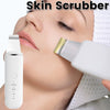 USB Rechargeable Ultrasonic Facial Skin Scrubber – Electric Pore Deep Cleansing Spatula with 250mAh Battery, 4 Modes, and Blackhead Scraper | Portable Skin Care Beauty Tool