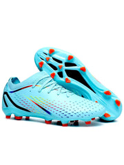 Unisex Ombre Lace-Up Football Shoes | Anti-Slip Breathable Soccer Cleats with Long Studs | Perfect for Summer Training, Match & Practice