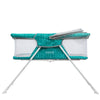 Sleep Spot Mint Crisscross Baby Bassinet - Stylish & Comfortable Infant Sleeper