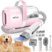 Pet Grooming Kit - Dog Grooming Vacuum, Clippers, Brush for Shedding with Vacuum Tools - Low Noise Dog Hair Remover, Grooming Supplies 