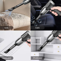 Cordless Rechargeable Handheld Vacuum Cleaner for Home and Car | Powerful Vehicle Cleaning