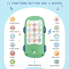 Interactive Baby Cell Phone Toy – Learning Phone with Lights and Sounds for Infants 6-12 Months