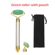 Vibrating Gemstone Facial Roller & Magical Skin Care Massager 🌟 | Anti-Aging, Firming, & Rejuvenating Skincare Tool