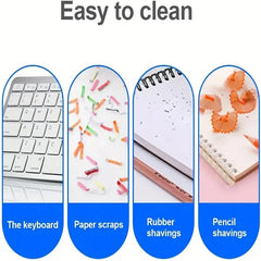 Portable Wireless Mini Vacuum Cleaner - Handheld Desktop Rubber Crumbs Cleaner for Household