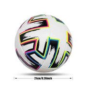 Professional Size 5 Soccer Ball | Durable PU Material | 2024 Training & Game Football | Machine Stitched Sports Equipment for Adults & Youth