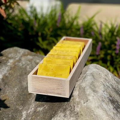 Turmeric & Vitamin C Cleansing Bar for All Skin Types | Gentle Face Wash for Brightening & Anti-Aging | Natural Facial Skincare Soap