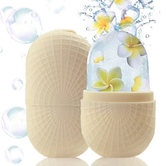 Upgraded Ice Roller Facial Massage Tool – Silicone Ice Cubes for Skin Tightening, Temperature Reduction, and Enhanced Skincare