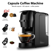 Italian Capsule Coffee Machine – Multifunction Espresso Maker with Fast Brewing