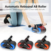 Double Wheel Ab Roller with Auto Rebound – Ideal for Men & Women. Strengthen Core, Tone Waist, and Build Muscle, Compact Home Exercise Device Branded